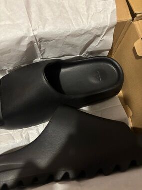 Yeezy Slide Sandals in Black